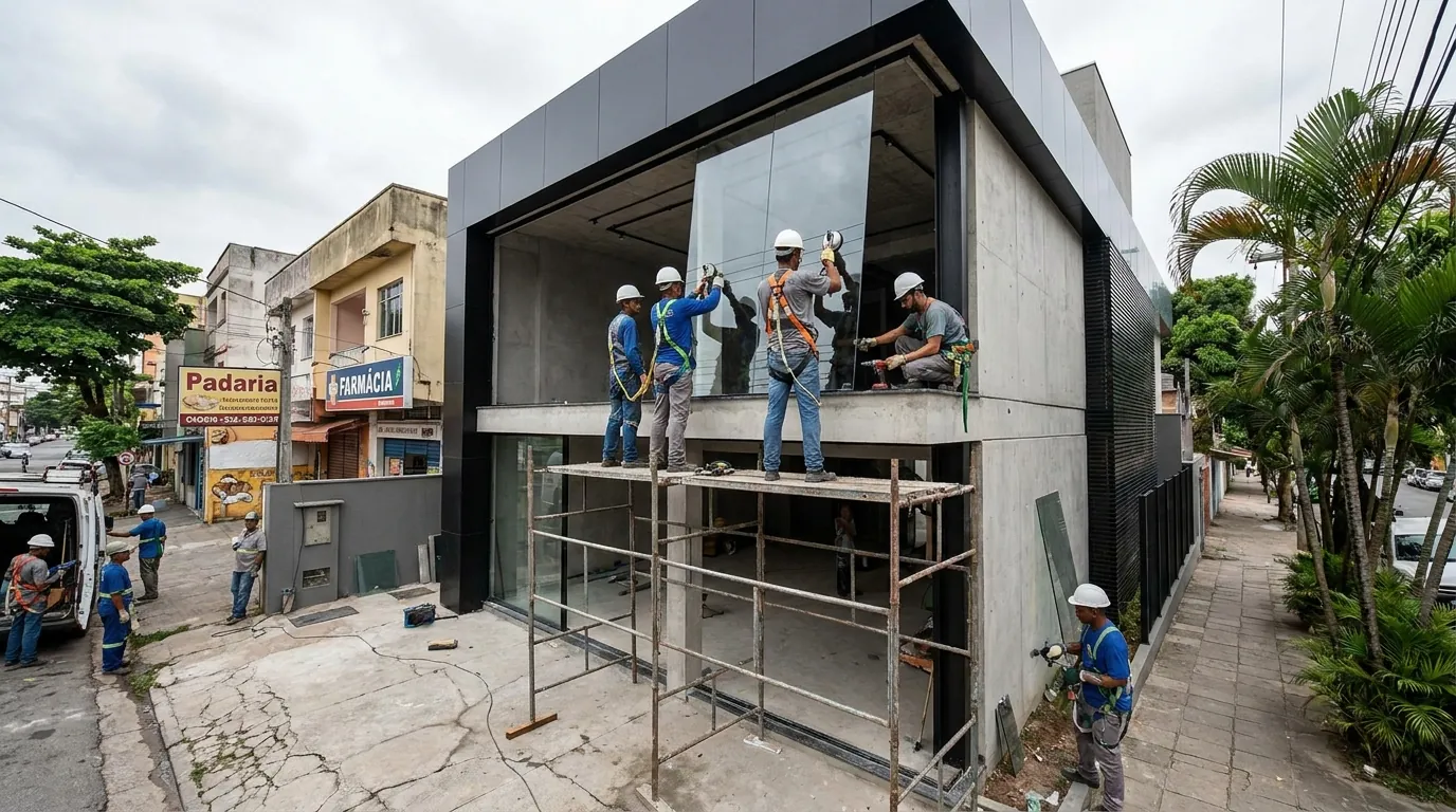 Fachadas para Lojas e Empresas em Vila Velha‑ES