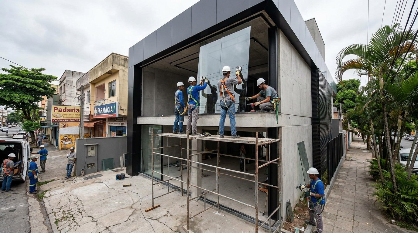 Fachadas para Lojas e Empresas em Vila Velha‑ES
